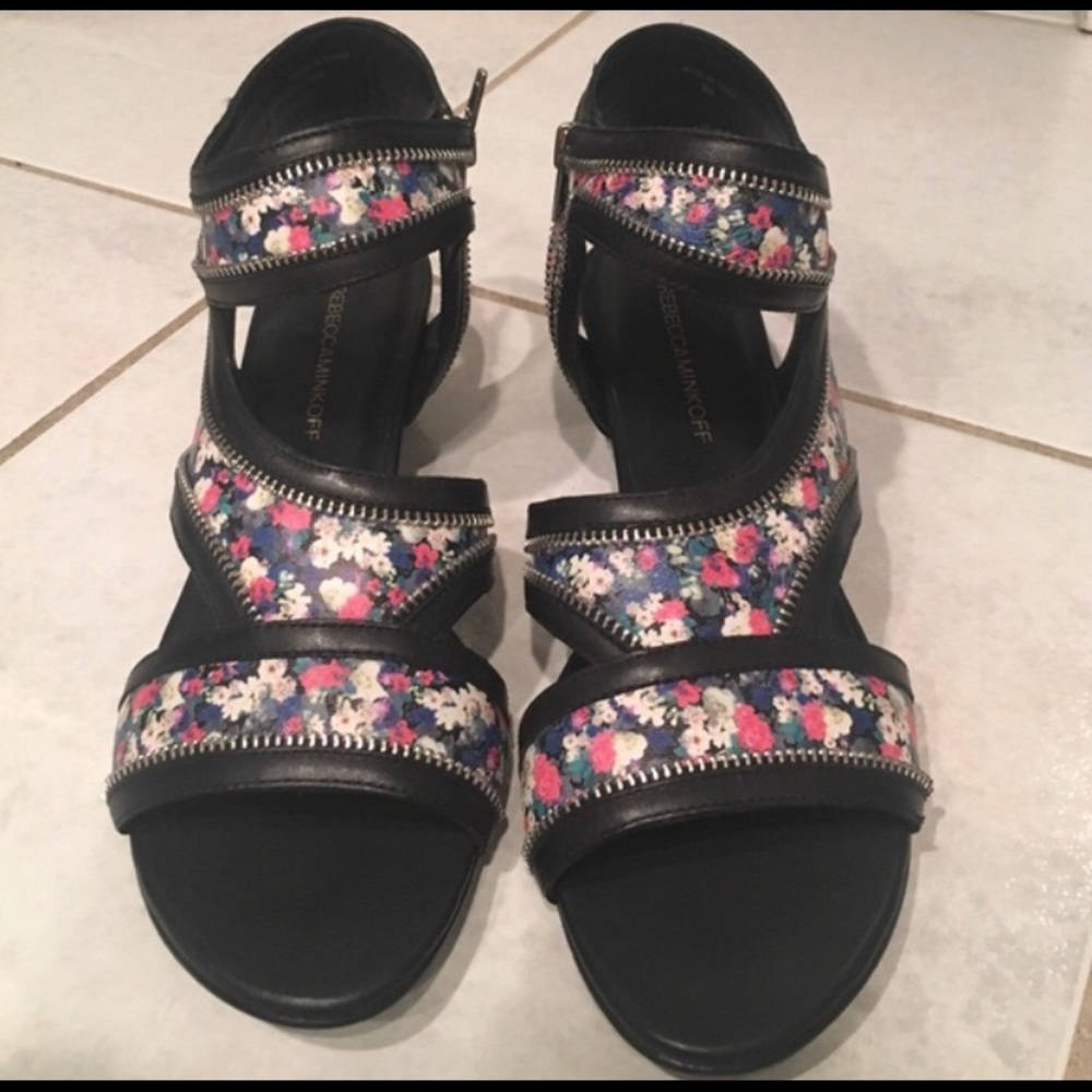 Rebecca Minkoff floral sandal